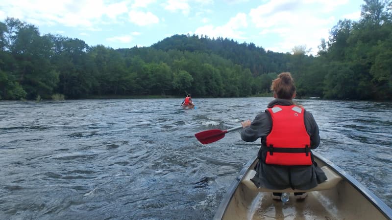 initiatie wildwater kano en kayak techniek outdoor